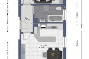 Vermietete 2-Zimmer-Wohnung mit späterem Potenzial – Die vollständige Adresse der Immobilie erhältst du vom Anbieter., 86163 Hochzoll-Nord, Augsburg – Vorschaubild 11