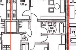 ruhige, helle 3 Zimmerwohnung mit Top Ausblick – Dr.-Otto-Meyer-Str. 36b, 86169 Lechhausen-West, Augsburg – Vorschaubild 9