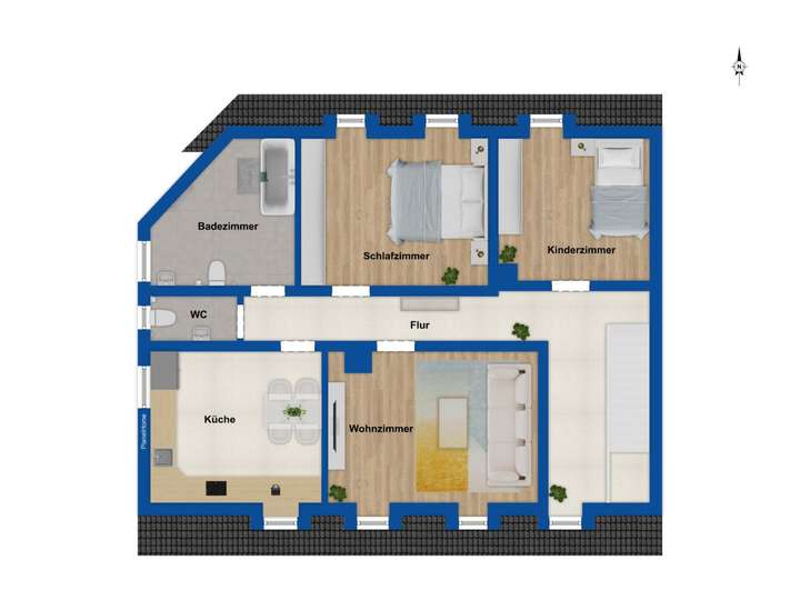 Grundriss - Dachgeschoss