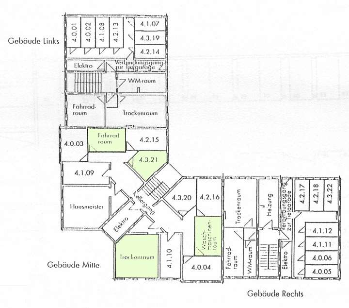 Grundriss Kellerplan
