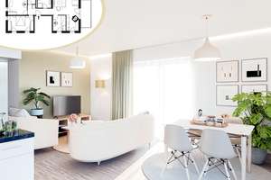 MartinLuther3 (Mörfelden): 4-Zimmer-Wohnung mit XL-Südbalkon I KfW-40 QNG Neubau I provisionsfrei – Martin-Luther-Straße 3, 64546 Mörfelden-Walldorf – Vorschaubild 3