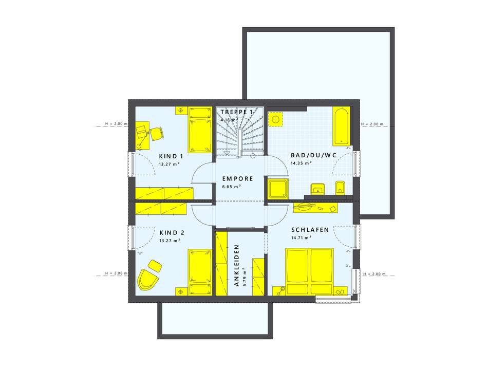 Familienfreundlicher Grundriss