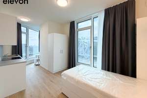 Voll möbliert und in bester Lage - Stilvoll eingerichtetes 1-Zimmer-Apartment im elevon! – Schultzweg 2, 20097 Hammerbrook, Hamburg – Vorschaubild 2