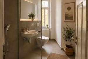 Stilvoll sanierter Altbau mit Balkon im Leipziger Süden: Erstbezug mit Echtholzdielen – Biedermannstraße 109, 4277 Connewitz, Leipzig – Vorschaubild 16