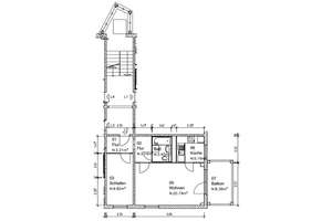 2-Raumwohnung mit großem Balkon in Neu Olvenstedt! – Bruno-Beye-Ring 29, 39130 Neu Olvenstedt, Magdeburg – Vorschaubild 2