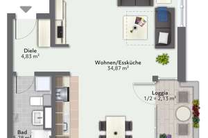 Modernes Loft  am Südpark – Die vollständige Adresse der Immobilie erhältst du vom Anbieter., 81379 Obersendling, München – Vorschaubild 12