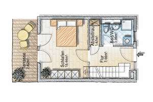 GANZ OBEN – GEMÜTLICHE MAISONETTE – BEZUGSFREI – DUSCHBAD MIT FENSTER – TG-PARKER – 1219 Strehlen, Dresden – Vorschaubild 14