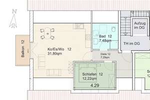 Gemütliche 2-ZKB Dachgeschoss-Wohnung, verfügbar Ende 2026, Aufzug, Individualisierung möglich! – Tiefwiesenweg 6a, 85051 Südwest, Ingolstadt – Vorschaubild 15