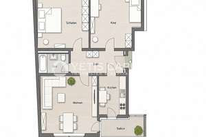 PROVISIONSFREI + PERFEKT FÜR EINE 3ER-WG: 3 GROSSE ZIMMER + BALKON + AUFZUG + ENERGIEEFFIZIENT – Die vollständige Adresse der Immobilie erhältst du vom Anbieter., 50678 Altstadt/Süd, Köln – Vorschaubild 9