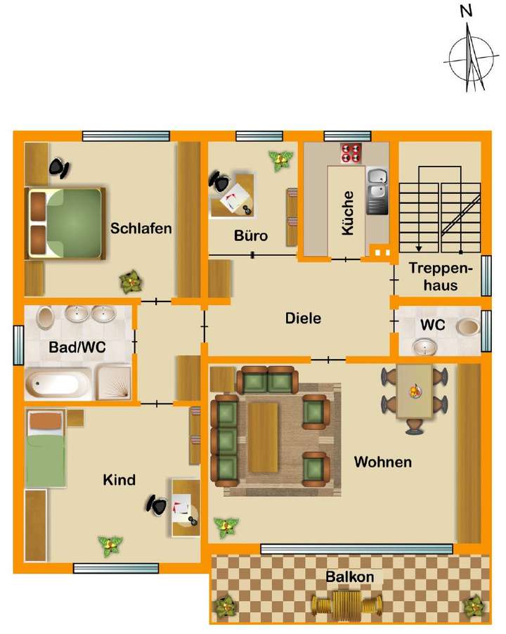 alternativer Grundriss