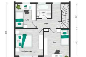 laufend modernisiertes Reihenmittelhaus, 4 Zi., mit Garten und Garage in Teising – Die vollständige Adresse der Immobilie erhältst du vom Anbieter., 84576 Teising – Vorschaubild 5