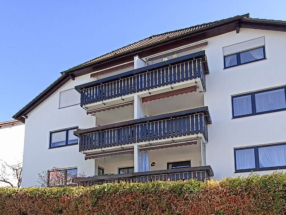 Hausansicht von hinten
