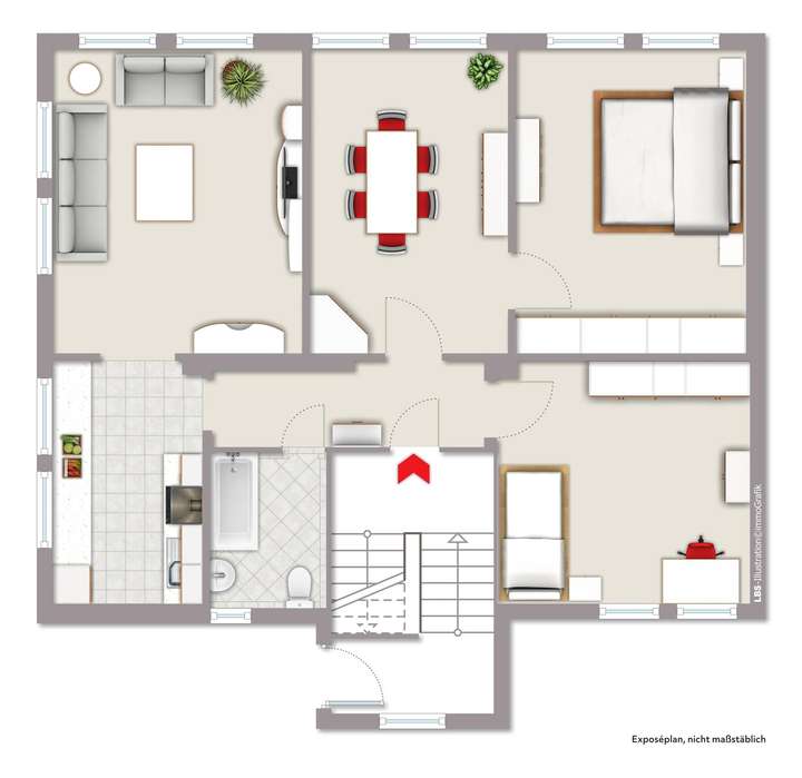 Grundriss Erdgeschoss