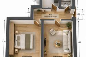 +++ Sonnig und bezugsfrei: Mit großem Süd-Balkon, Tageslichtbad und EBK!  Nicht verpassen!  +++ – 13156 Niederschönhausen, Berlin – Vorschaubild 19
