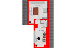 vermietete Dachgeschosswohnung mit Terrasse – Die vollständige Adresse der Immobilie erhältst du vom Anbieter., 24105 Blücherplatz, Kiel – Vorschaubild 14