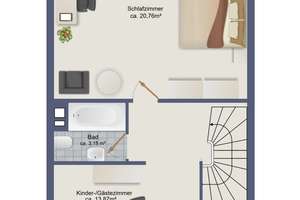 WARTELISTE! Reihenhaus mit grünem, liebevoll angelegtem Westgarten und viel Platz zum Wohlfühlen – Die vollständige Adresse der Immobilie erhältst du vom Anbieter., 22145 Rahlstedt, Hamburg – Vorschaubild 25