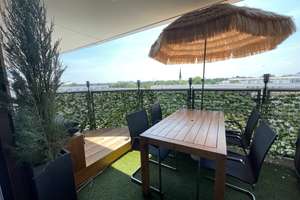 Nachmieter gesucht: 3ZKB, 90qm , 5. OG ,  900 (!) qm Dachterrasse, Alpenblick, Balkon, TG-Stellplatz – Hermann-Weinhauser-Strasse 67, 81673 Echarding, München – Vorschaubild 2