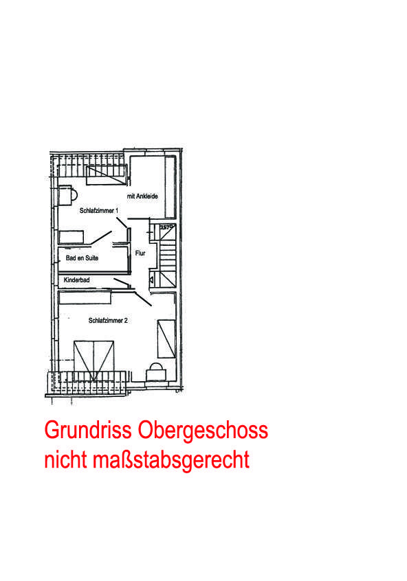 Grundriss Obergeschoss