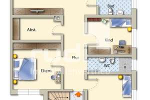 "Schöne, große 4-Zimmer-Wohnung im 1. Obergeschoss mit Kamin in Paderborn-Schloß Neuhaus, Bj. 2015 – Die vollständige Adresse der Immobilie erhältst du vom Anbieter., 33104 Schloß Neuhaus, Paderborn – Vorschaubild 15