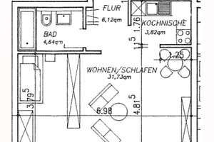 *Vermietete 1-Raum-Wohnung mit zuverlässigen Mieteinnahmen und Stellplatz auf dem Kaßberg* – Agricolastraße 32, 9112 Kaßberg, Chemnitz – Vorschaubild 3