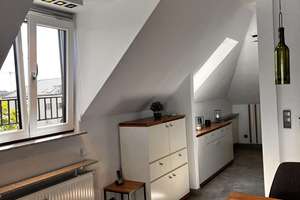 Attraktive voll möblierte 2-Zimmer-Dachgeschosswohnung inkl. TG und Keller U Bahn Harras – Albert-Roßhaupter-Str. 46, 81369 Mittersendling, München – Vorschaubild 6