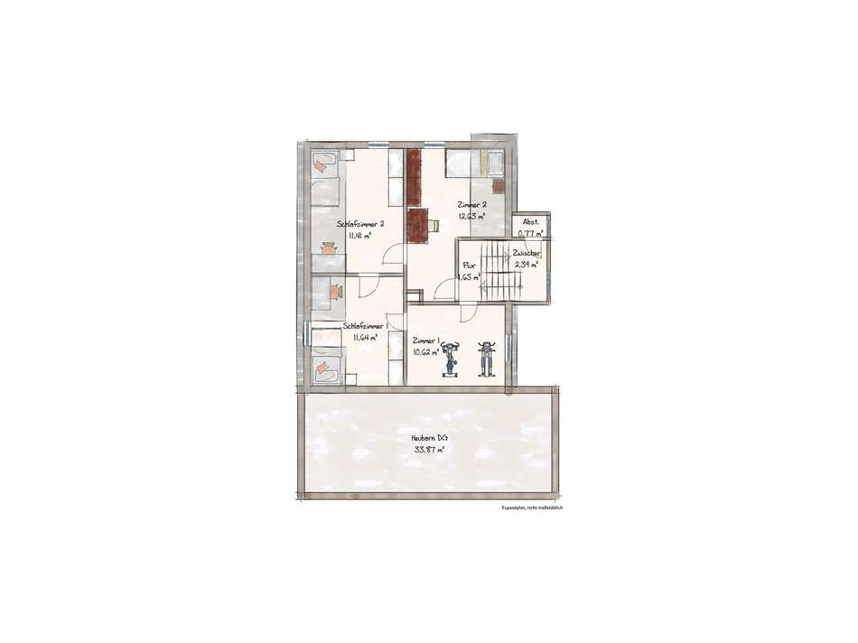 Grundriss Dachgeschoß