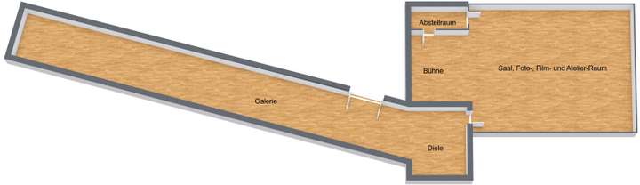 Grundriss Galerie im Erdges...