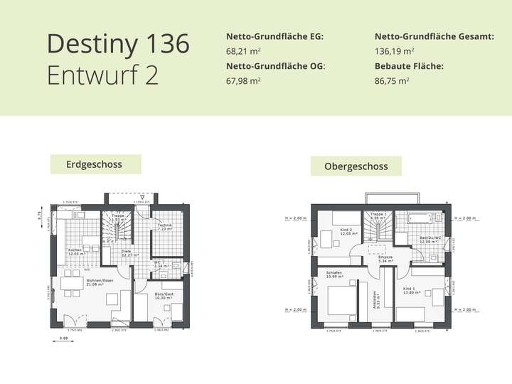 Destiny 136 E2 - Grundrisse