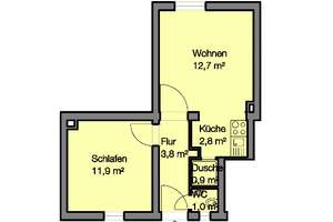 Neu renovierte 2 Zimmer Wohnung in Gebersdort – Weinzierleiner Str. 35, 90449 Gebersdorf, Nürnberg – Vorschaubild 3