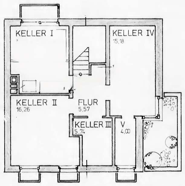 Keller Grundriss