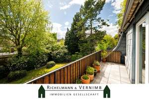 Ein Zuhause über den Dächern des Grüns – Wohnung mit Süd-Loggia und Kaminofen – Die vollständige Adresse der Immobilie erhältst du vom Anbieter., 22587 Blankenese, Hamburg – Vorschaubild 1
