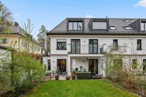 Waldrand: Luxuriöse 3-Zi.-Gartenwohnung direkt am Perlacher Forst