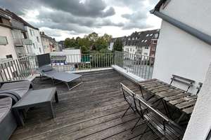 Sonnenterrasse! Modernes Wohnen in stylishen möblierten Apartment direkt am Rhein – Bahnhofstr 4a, 51143 Porz (Ortsteil), Köln – Vorschaubild 6