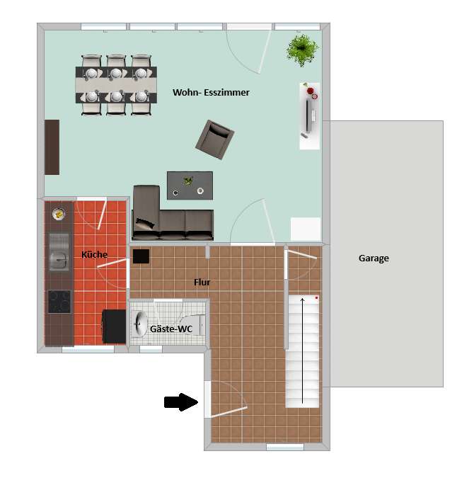 Grundriss Erdgeschoss