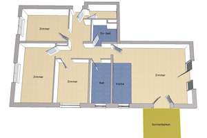IMMOBERLIN.DE - Familienfreundliche Wohnung mit Südwestbalkon nahe Weißensee – Die vollständige Adresse der Immobilie erhältst du vom Anbieter., 13088 Weißensee, Berlin – Vorschaubild 6