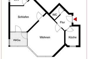 2 Zimmer-Wohnung mit Aufzug, Wintergarten, Tiefgaragenplatz und Blick zum Neckar + Fernsehturm – Die vollständige Adresse der Immobilie erhältst du vom Anbieter., 70376 Neckarvorstadt, Stuttgart – Vorschaubild 11