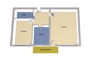 IMMOBERLIN.DE - Sehr attraktive Wohnung mit Sonnenbalkon & Pkw-Stellplatz in ruhiger Lage – Die vollständige Adresse der Immobilie erhältst du vom Anbieter., 14165 Zehlendorf, Berlin – Vorschaubild 9