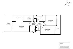 Ruhige 3-Zimmer-Wohnung mit zwei Balkonen und  Gartenblick in München-Solln / Prinz-Ludwigshöhe – Die vollständige Adresse der Immobilie erhältst du vom Anbieter., 81479 Thalkirchen, München – Vorschaubild 11