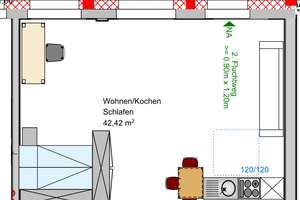 1-Zimmer-Wohnung mit 63,23 m² inmitten der Bielefelder Innenstadt – Kernsaniert (WHG 2) – Zimmerstraße 16, 33602 Mitte, Bielefeld – Vorschaubild 2