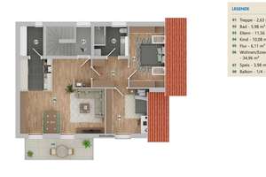 Moderne Wohnung in zentraler Lage von Ingolstadt – Die vollständige Adresse der Immobilie erhältst du vom Anbieter., 85051 Münchener Straße, Ingolstadt – Vorschaubild 10