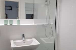 Sanierte 1 Zimmer Wohnung, Loggia, IKEA-möbliert, neues Bad, ruhige Hoflage – Plinganserstr. 17, 81369 Sendlinger Feld, München – Vorschaubild 11