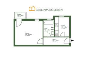 Bezugsfreie Single-Wohnung mit Innenhofblick im Simon-Dach-Viertel – Dirschauer Straße 3, 10245 Friedrichshain, Berlin – Vorschaubild 26