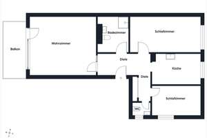 Sofort bezugsfrei: 3-Zimmer-Wohnung mit großem Balkon, Klimaanlage und Stellplatz – 48159 Kinderhaus-West, Münster – Vorschaubild 13