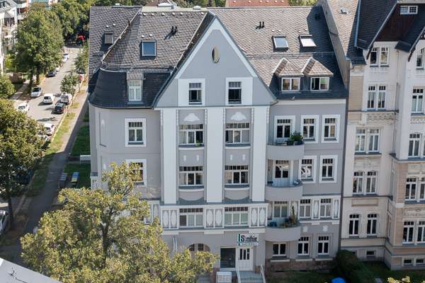 Kapitalanlage auf dem Kaßberg – vermietete 79 m² Wohnung mit zwei Balkonen