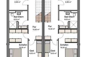 Neu**Besichtigung am So. 08.02. v. 11-12 Uhr**Mering** Neubau Doppelhaus in top Lage** – Hartwaldstraße 29 - 31, 86415 Mering – Vorschaubild 4