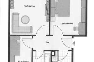 3-Raumwohnung in ruhiger und grüner Lage – Str. der Befreiung 10, 6128 Gesundbrunnen, Halle (Saale) – Vorschaubild 9