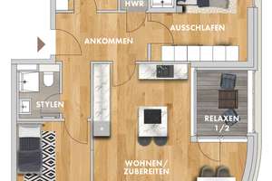 JETZT MIETEN * Gästehaus am Park * NEUBAU  * 4 Zimmer Wohnung * 2 Bäder  – Haydnstraße 25, 4107 Zentrum-Süd, Leipzig – Vorschaubild 10