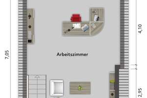 Helles Reihenmittelhaus mit Westgarten unweit der Elbe zum Kauf in Blankenese - Wentzel Dr. – Die vollständige Adresse der Immobilie erhältst du vom Anbieter., 22587 Blankenese, Hamburg – Vorschaubild 4
