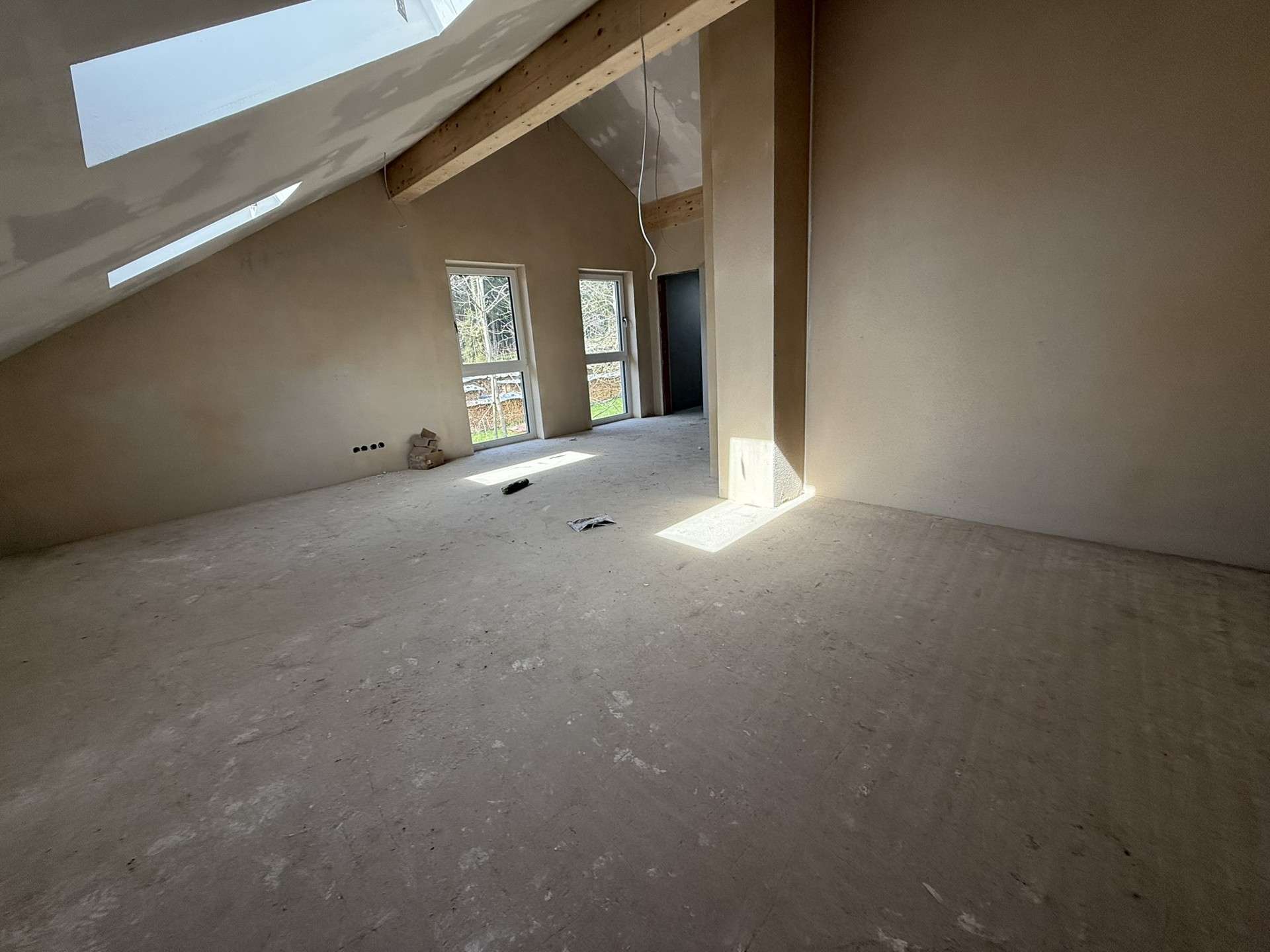 Immobilie in Bad Endorf - Neubau-Doppelhaushälfte in unverbautem Ortsrand mit Südhang und Bergblick - Bild 5