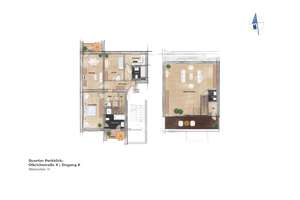 *** Penthouse in den Kaisergärten * Terrasse * 2x Stellplatz * 4,5 Zimmer * 10/26 *** – Olbrichtstr. 4 K, 4157 Gohlis-Nord, Leipzig – Vorschaubild 15